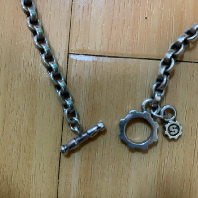 Chrome Hearts(クロムハーツ)のスターリンギアマイクロスカルチェーン付き メンズのアクセサリー(ネックレス)の商品写真