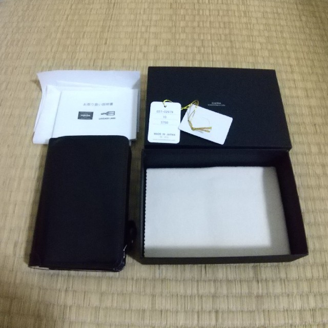[美品] 吉田カバン ポーター カウンター 二つ折り財布   ブラック 