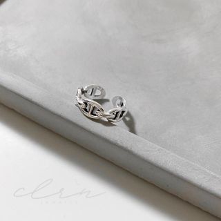 ユナイテッドアローズ(UNITED ARROWS)の〝再販〟silver925 チェーン リンク ツイスト シルバーリング (リング(指輪))