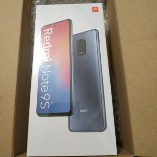 アンドロイド(ANDROID)の新品国内版 Xiaomi Redmi Note9S オーロラブルー(スマートフォン本体)