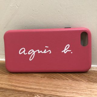 アニエスベー(agnes b.)のアニエス・ベー☆agnes b.☆ ロゴiPhoneケース　7/8用　 ピンク(iPhoneケース)