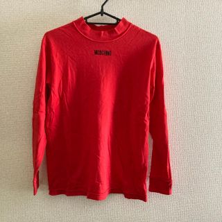 モスキーノ(MOSCHINO)のMOSCHINO ハイネック レッド(Tシャツ(半袖/袖なし))