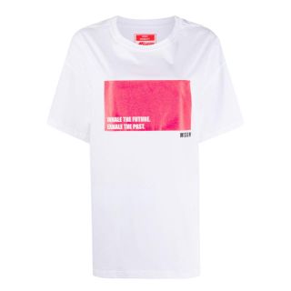 エムエスジイエム(MSGM)の【新品】MSGM プリント Tシャツ アクティブウェア S(Tシャツ(半袖/袖なし))