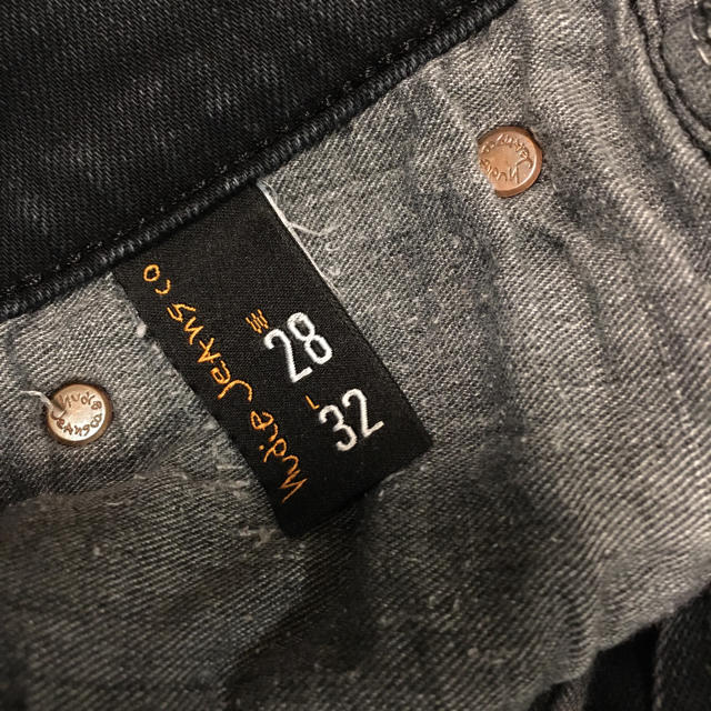 Nudie Jeans(ヌーディジーンズ)のヌーディジーンズ　タイトロングジョン（ブラック） メンズのパンツ(デニム/ジーンズ)の商品写真