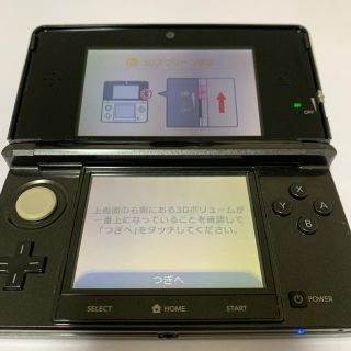 ニンテンドー3DS(ニンテンドー3DS)の3DS クリアブラック　タッチペン付き(携帯用ゲーム機本体)