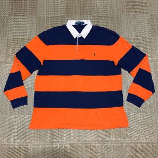 ポロラルフローレン(POLO RALPH LAUREN)の【人気古着】ポロバイラルフローレン 希少90s ラガーシャツ 長袖(ポロシャツ)