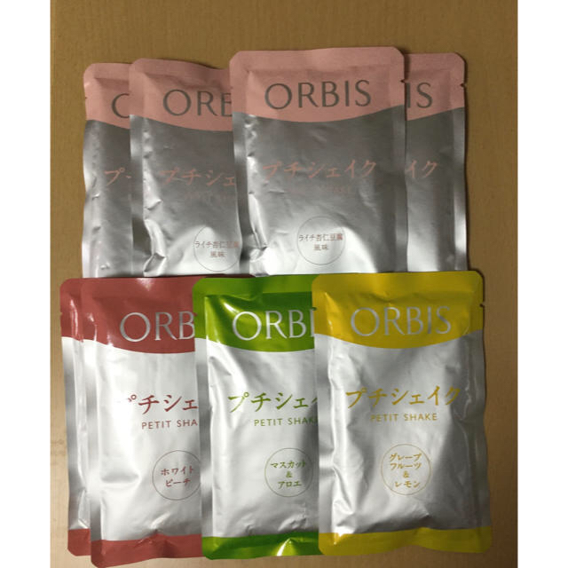 ORBIS(オルビス)のオルビス  プチシェイク　4種類8袋 コスメ/美容のダイエット(ダイエット食品)の商品写真