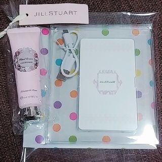 ジルスチュアート(JILLSTUART)の★ジルスチュアート★モバイルバッテリー&ハンドクリーム★(バッテリー/充電器)