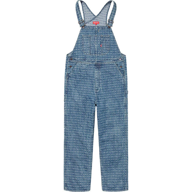 Supreme(シュプリーム)のシュプリーム　Jacquard Logos Denim Overalls メンズのパンツ(サロペット/オーバーオール)の商品写真