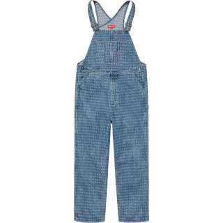 シュプリーム(Supreme)のシュプリーム　Jacquard Logos Denim Overalls(サロペット/オーバーオール)