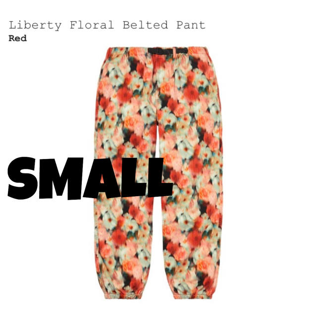 【S】Supreme Liberty Floral Belted Pant