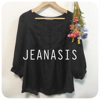 ジーナシス(JEANASIS)のジーナシス　刺繍ブラウス【お値下げ中！】(シャツ/ブラウス(長袖/七分))