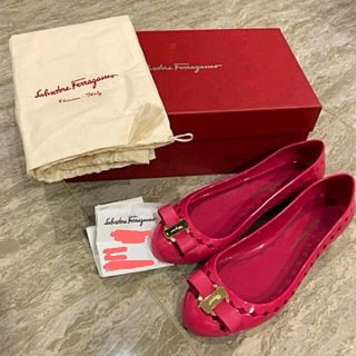 サルヴァトーレフェラガモ(Salvatore Ferragamo)の【新品】フェラガモ JELLY レインシューズ(バレエシューズ)