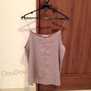 ドゥドゥ(DouDou)のDouDou スウェードキャミ(キャミソール)