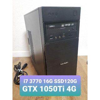 ゲーミングPC i7 3770 16G SSD120G GTX1050Ti 4G(デスクトップ型PC)