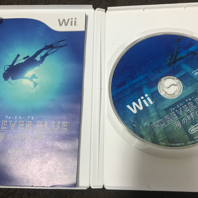 Wii(ウィー)のmai 様　　FOREVER BLUE（フォーエバーブルー） 海の呼び声 Wii エンタメ/ホビーのゲームソフト/ゲーム機本体(家庭用ゲームソフト)の商品写真