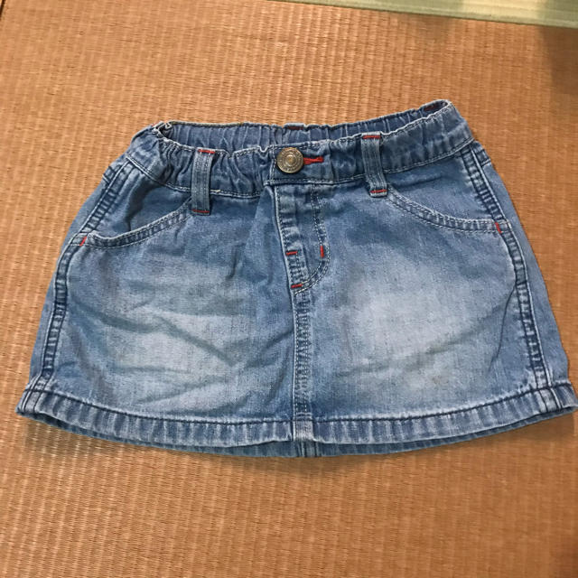 BREEZE(ブリーズ)のjunk store  デニムミニスカート キッズ/ベビー/マタニティのキッズ服女の子用(90cm~)(スカート)の商品写真