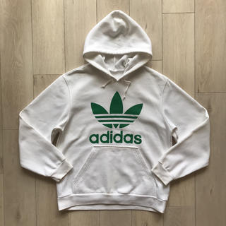 《人気カラー》adidas 緑☆スウェット XL トレフォイル h520