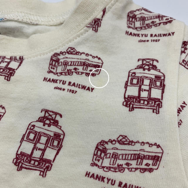 Branshes(ブランシェス)の阪急電車 Tシャツ 90cm キッズ/ベビー/マタニティのキッズ服男の子用(90cm~)(Tシャツ/カットソー)の商品写真