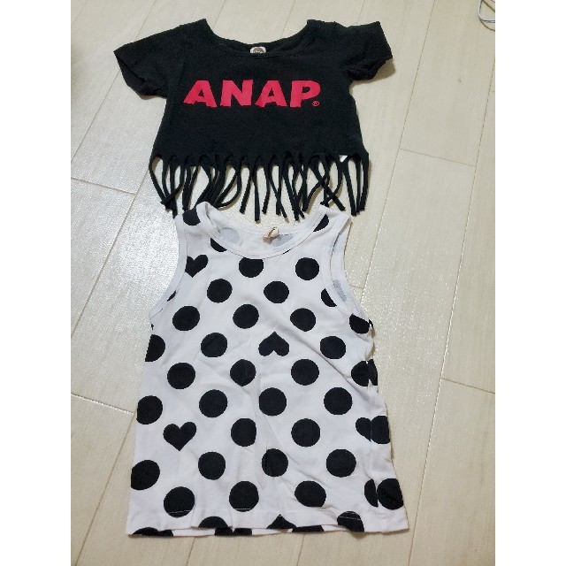 ANAP Kids(アナップキッズ)のANAP  カットソー 110 キッズ/ベビー/マタニティのキッズ服女の子用(90cm~)(Tシャツ/カットソー)の商品写真