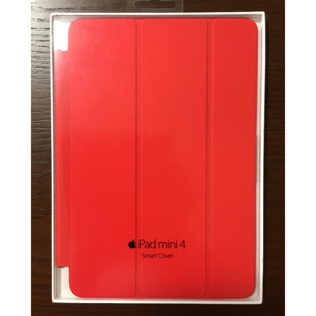 Apple(アップル)のiPad mini 4 Smart Cover Red スマホ/家電/カメラのPC/タブレット(タブレット)の商品写真