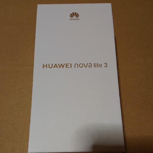 未開封 新品 国内版 SIMフリー Huawei nova lite 3 ブルー