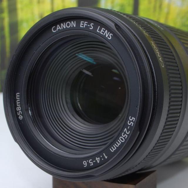 キャノン望遠レンズ★EF-S 55-250mm手ブレ補正つき☆845-1