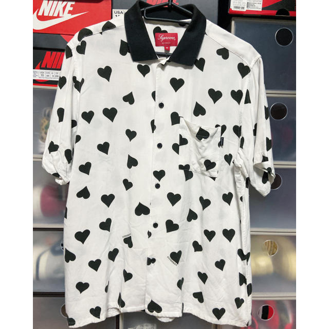 Supreme 17ss hearts rayon shirt M size - シャツ