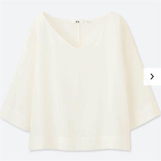 ユニクロ(UNIQLO)のUNIQLO ドレープブラウス(シャツ/ブラウス(長袖/七分))