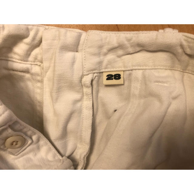 free cityハーフパンツ フリーシティ サイズ28 ホワイトデニム