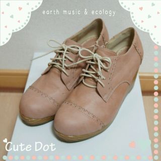 アースミュージックアンドエコロジー(earth music & ecology)の♪専用♪レースアップブーティ(ブーティ)