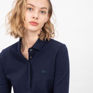 ラコステ(LACOSTE)のラコステ　ポロシャツ　ネイビー(ポロシャツ)