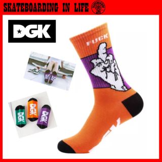 ディージーケー(DGK)のpon様専用〔新品〕DGK SOCKS 他三足 計四足セット靴下(ソックス)