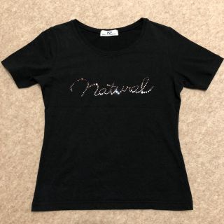 ネットディマミーナ(NETTO di MAMMINA)のTシャツ　黒(Tシャツ(半袖/袖なし))