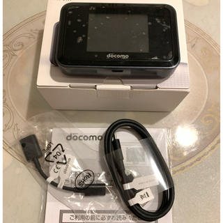 エヌティティドコモ(NTTdocomo)のHW-01H Wi-Fi STATION  docomo black(その他)