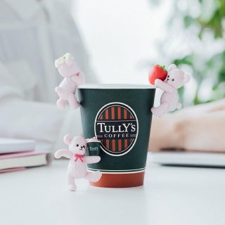 タリーズコーヒー(TULLY'S COFFEE)のタリーズコーヒー　ふちベアフル　3個セット　フルコンプ(ノベルティグッズ)