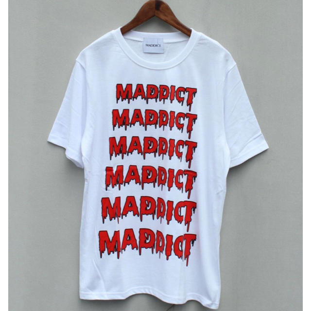 LHP(エルエイチピー)の新品 LHP エルエイチピー MADDICT マディクト Tシャツ M ホワイト メンズのトップス(Tシャツ/カットソー(半袖/袖なし))の商品写真