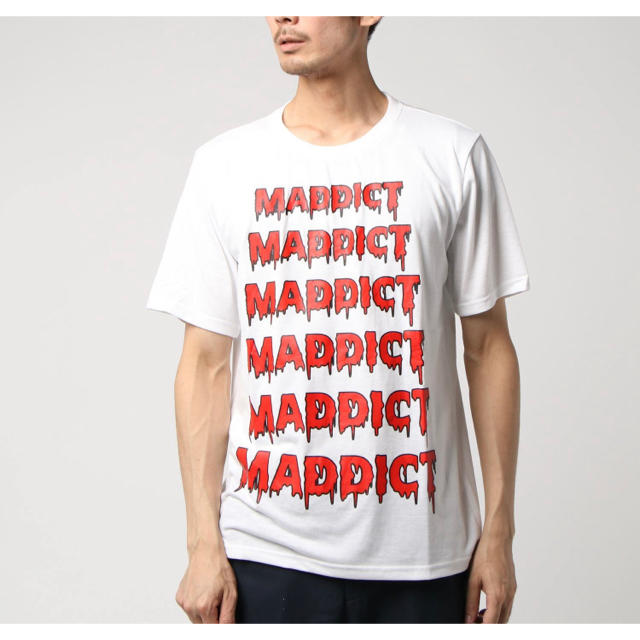 LHP(エルエイチピー)の新品 LHP エルエイチピー MADDICT マディクト Tシャツ M ホワイト メンズのトップス(Tシャツ/カットソー(半袖/袖なし))の商品写真