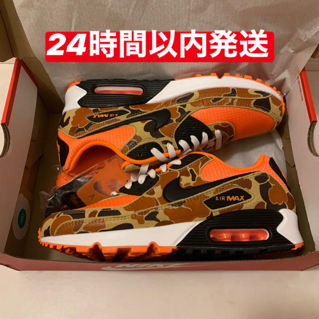 NIKE(ナイキ)のNIKE AIR MAX 90 Orange Duck Camo 27cm メンズの靴/シューズ(スニーカー)の商品写真