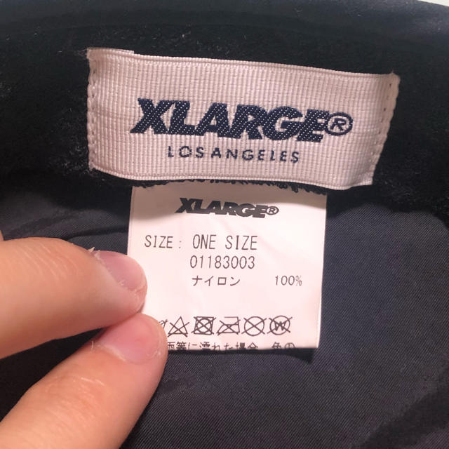 XLARGE(エクストララージ)のエクストララージ  キャップ　ブラック メンズの帽子(キャップ)の商品写真