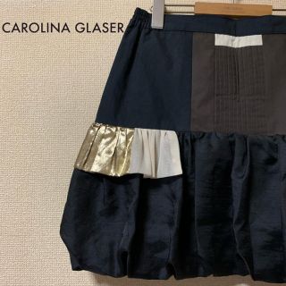 カロリナグレイサー(CAROLINA GLASER)の【美品】CAROLINA GLASER フリルギャザーバルーンミニスカート(ミニスカート)