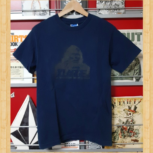 XLARGE エクストララージ USA製 メンズ5分袖Tシャツ ネイビー L