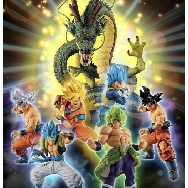 通販 送料無料  ドラゴンボール一番くじ ラストワン賞 神龍 ブロリー ベジータ アニメ/ゲーム