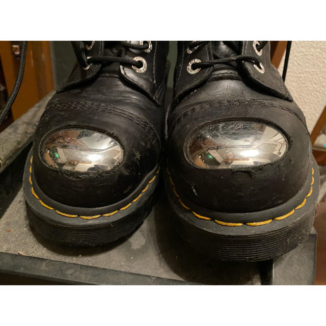 Dr. Martens★ドクターマーチン★スチールトゥ ブーツ★UK8★ブラック