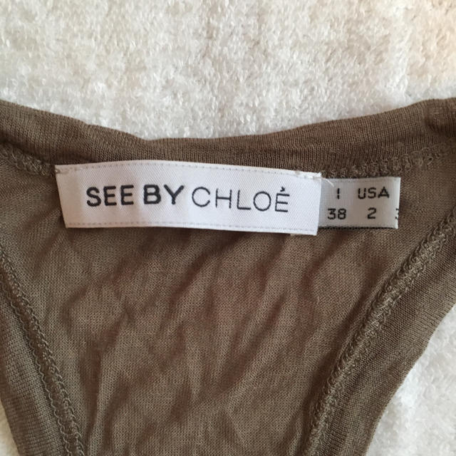 SEE BY CHLOE(シーバイクロエ)のSEE BY CHLOE タンクトップ　シーバイクロエ レディースのトップス(タンクトップ)の商品写真