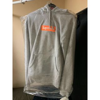 シュプリーム(Supreme)の値下げ　supreme boxlogo Ｌ　オレンジ　ボックスロゴ　シュプリーム(パーカー)