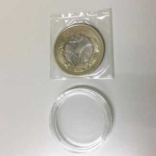 地方自治60年記念　500円硬貨　沖縄.岡山県　カプセル付(貨幣)