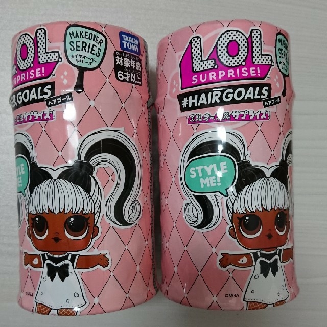 Takara Tomy(タカラトミー)のLoLサプライズ ヘアゴール 2個セット エンタメ/ホビーのおもちゃ/ぬいぐるみ(キャラクターグッズ)の商品写真