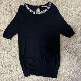 ザラ(ZARA)のZARAビジュートップス(カットソー(半袖/袖なし))