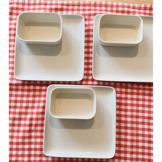 ムジルシリョウヒン(MUJI (無印良品))の無印良品　プレート3枚　小皿３枚　セット(食器)